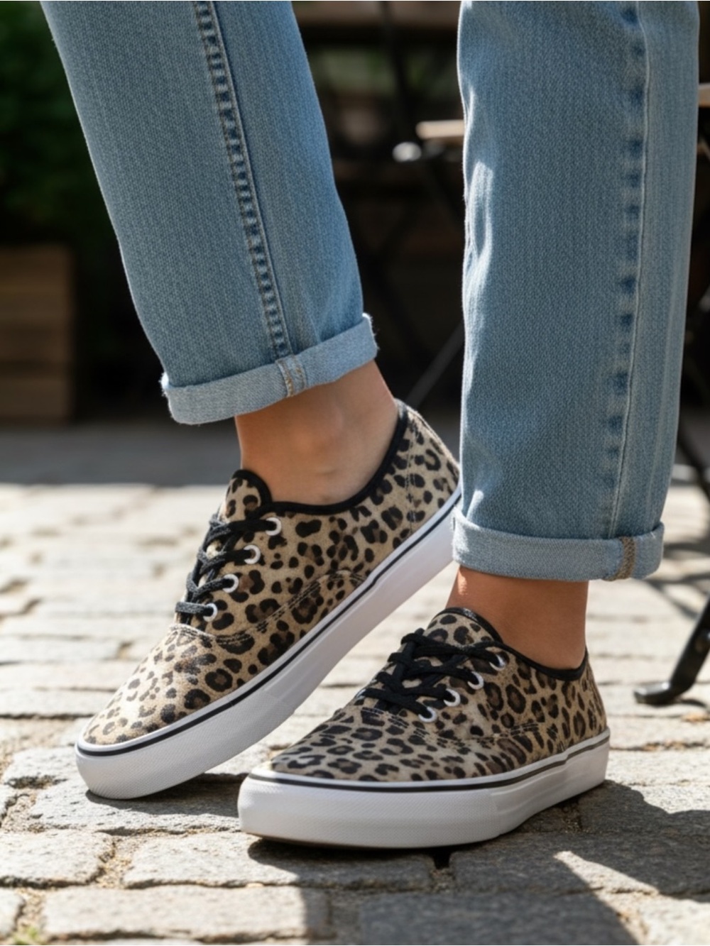 Airwalk Leopard Print Sneakers